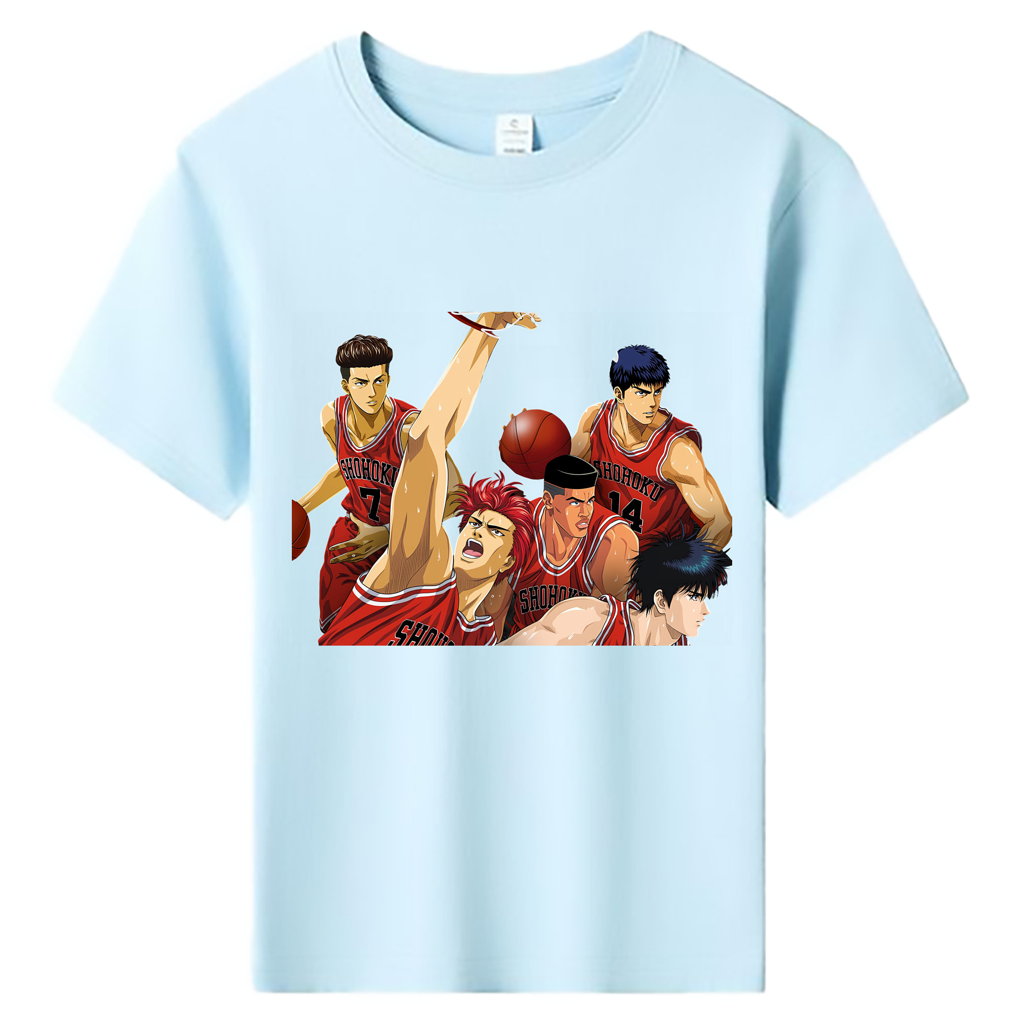 （画像用） SLAM DUNK／スラムダンク 綿100％キッズTシャツ（フロントプリント）